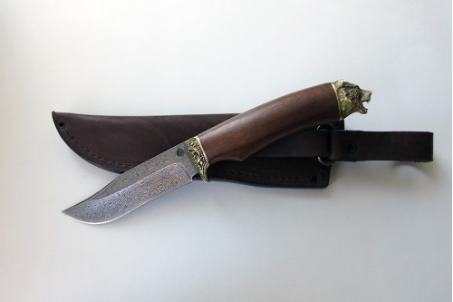 Нож "Гюрза" (малый) дамаск
